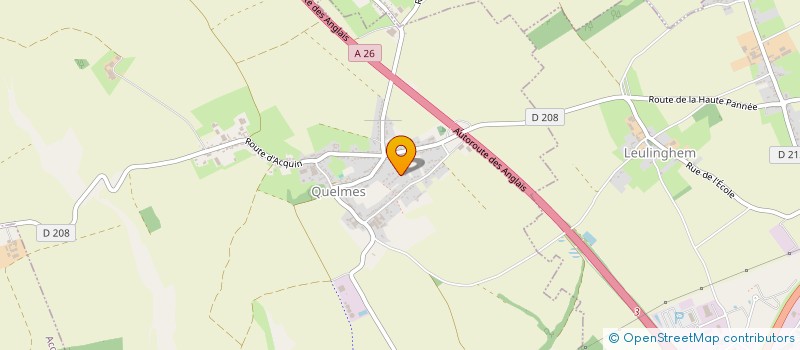 localisation de l'entreprise GFD  QUELMES