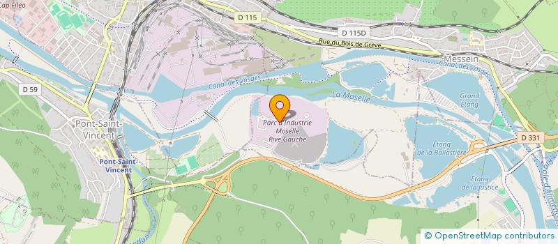 localisation de l'entreprise GFD FORMA  MESSEIN