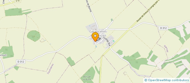localisation de l'entreprise GFD PLATRE ISOLATION à GARANCIERES-EN-DROUAIS