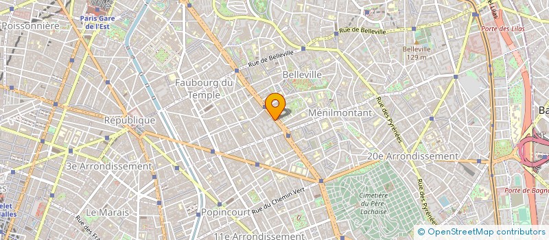 localisation de l'entreprise GFDARRIGADE à PARIS