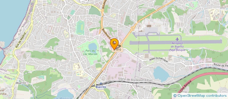 localisation de l'entreprise GFDI 100 - BIARRITZ à BIARRITZ