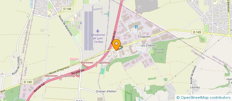 localisation de l'entreprise GFDI 105 à CHAPONNAY
