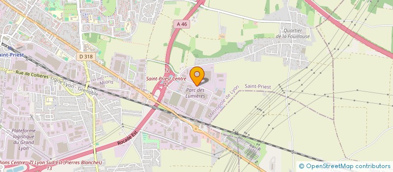 localisation de l'entreprise GFDI 134  BESANCON