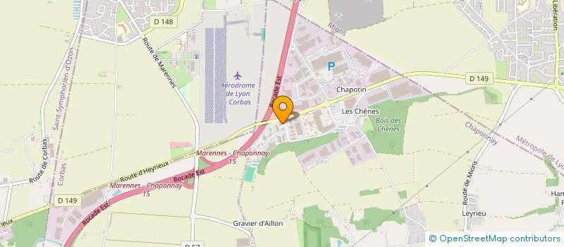 localisation de l'entreprise GFDI 162 à CHAPONNAY