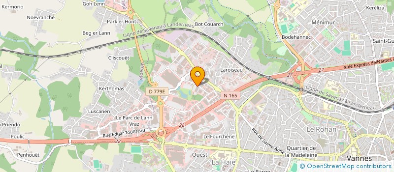 localisation de l'entreprise GFDI 174  VANNES