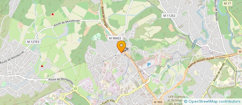 localisation de l'entreprise GFDI 178  GRABELS