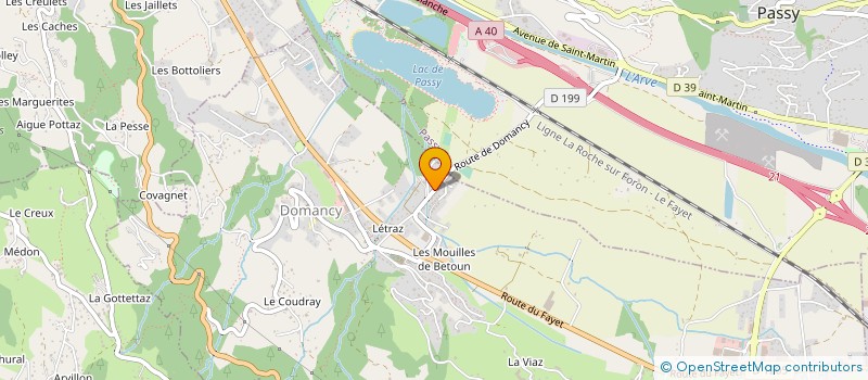 localisation de l'entreprise GFDI 5 - DOMANCY  DOMANCY