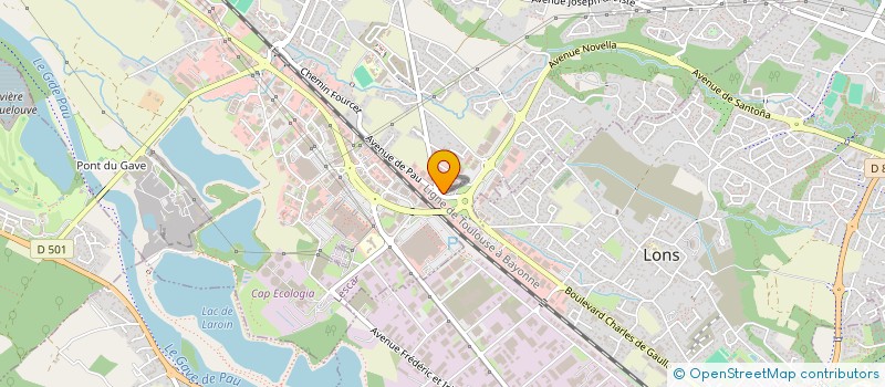 localisation de l'entreprise GFDI 53 - LESCAR  LESCAR