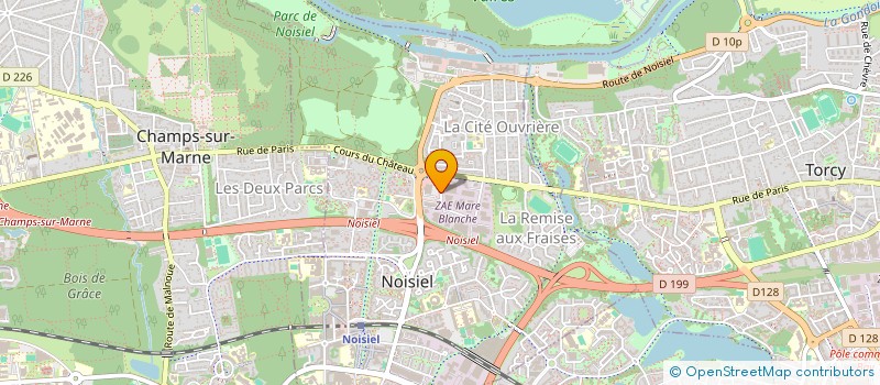 localisation de l'entreprise GFDI 69  NOISIEL