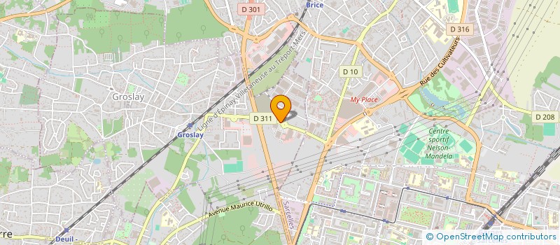 localisation de l'entreprise GFDI 79  GROSLAY