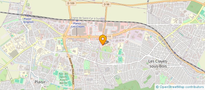 localisation de l'entreprise GFDI 85 à LES CLAYES-SOUS-BOIS