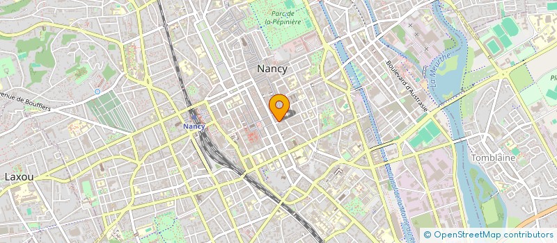 localisation de l'entreprise GFE  NANCY