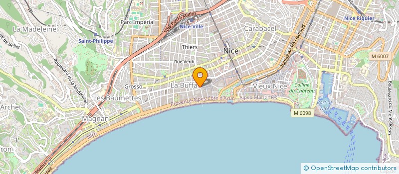 localisation de l'entreprise GFE PATRIMOINE à NICE