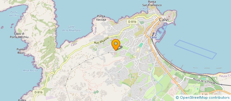 localisation de l'entreprise GFF 3C à CALVI