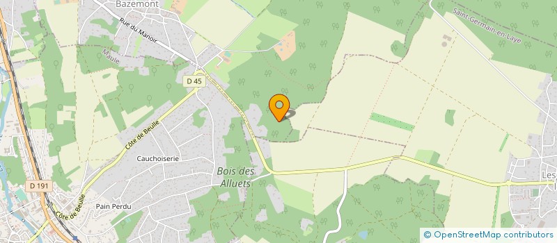 localisation de l'entreprise GFF ADV à BAZEMONT