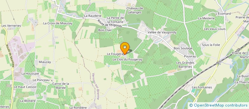 localisation de l'entreprise GFF BMS à VERNOU-SUR-BRENNE
