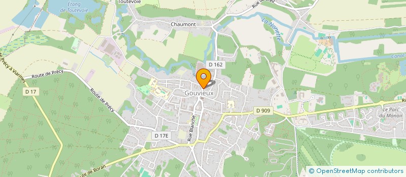 localisation de l'entreprise GFF DE LA FOULERIE  GOUVIEUX