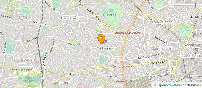 localisation de l'entreprise GFF DU VAL DE LEYRE à BORDEAUX