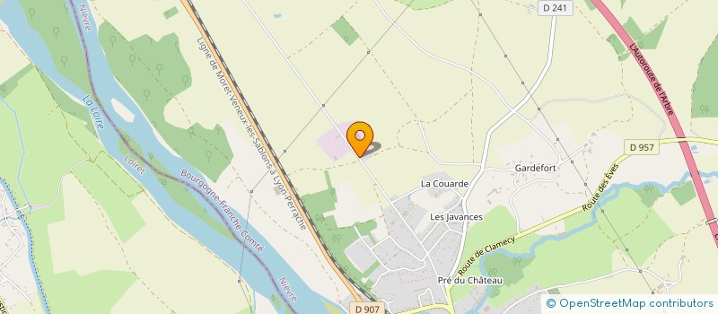 localisation de l'entreprise GFF L'OLIBAOU à NEUVY-SUR-LOIRE