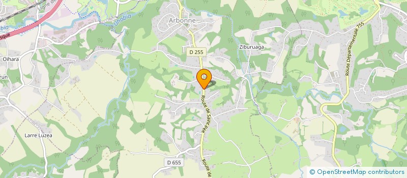 localisation de l'entreprise GFF MARBAT LANDES  SAINT-ETIENNE-DE-BAIGORRY