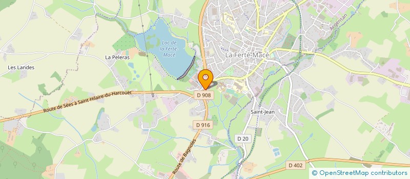 localisation de l'entreprise GFG à LA FERTE MACE