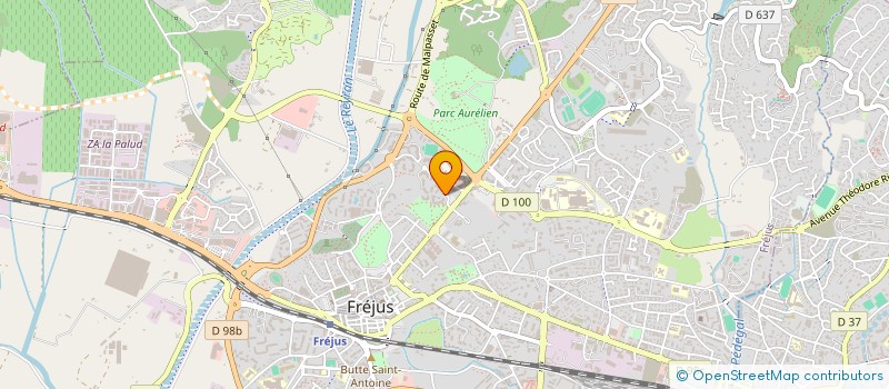 localisation de l'entreprise GFG à FREJUS