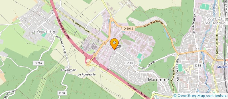 localisation de l'entreprise GFG  LA VAUPALIERE