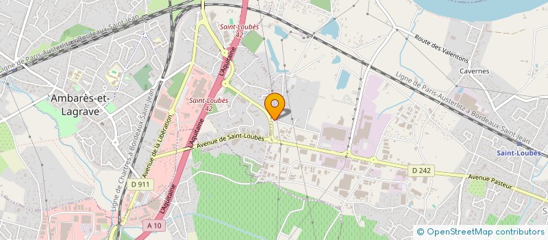 localisation de l'entreprise GFH à SAINT LOUBES