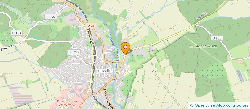 localisation de l'entreprise GFH INGENIERIE ET CONSEILS  INGWILLER