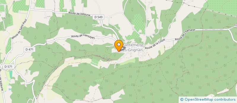 localisation de l'entreprise GFI  CHANTEMERLE-LES-GRIGNAN