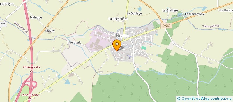 localisation de l'entreprise GFI  TREMENTINES