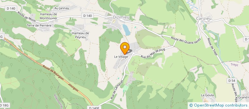 localisation de l'entreprise GFI PRO  DIZIMIEU