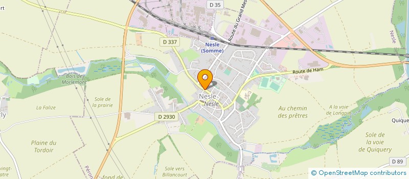 localisation de l'entreprise GFIF à PERONNE