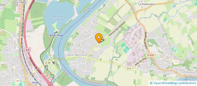 localisation de l'entreprise GFIN IMMO  SAINT-BERNARD