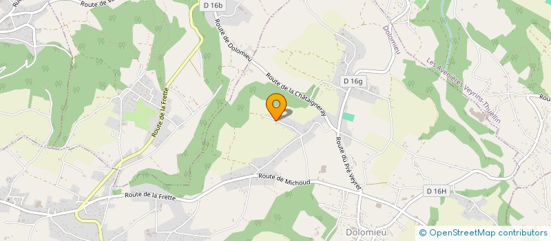 localisation de l'entreprise GFJ  DOLOMIEU