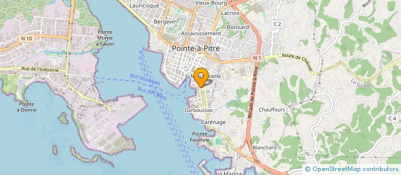 localisation de l'entreprise GFK GROUPE à POINTE A PITRE