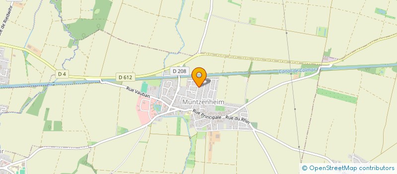 localisation de l'entreprise GFK HABITAT  MUNTZENHEIM