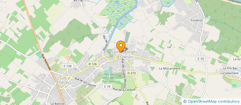 localisation de l'entreprise GFL  SAINT-GEORGES-D'OLERON