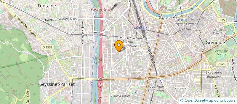 localisation de l'entreprise GFL  GRENOBLE