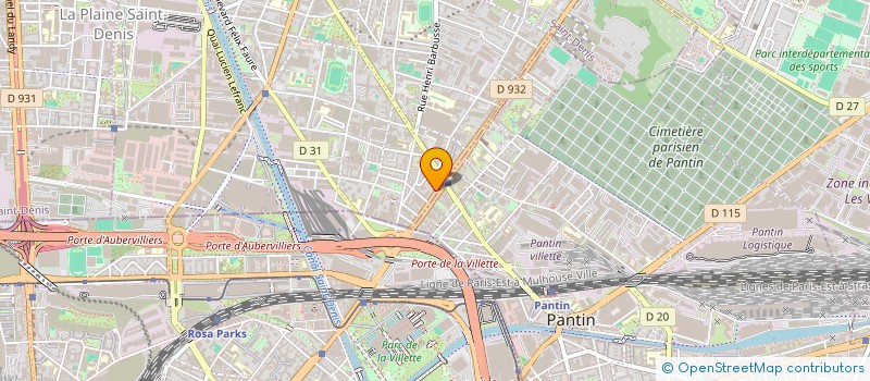 localisation de l'entreprise GFL & ASSOCIES à AUBERVILLIERS