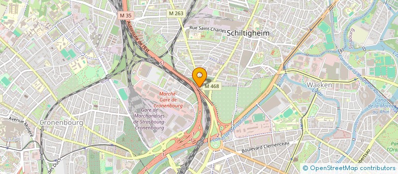 localisation de l'entreprise GFL CONSTRUCTION à STRASBOURG