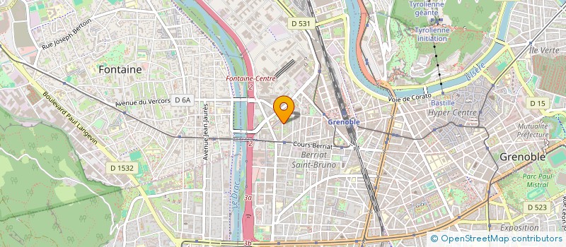 localisation de l'entreprise GFL IMMO  GRENOBLE