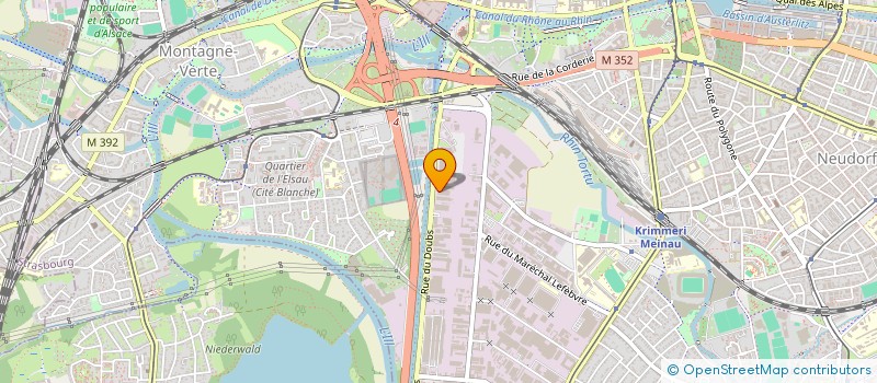 localisation de l'entreprise GFL MATERIAUX à STRASBOURG