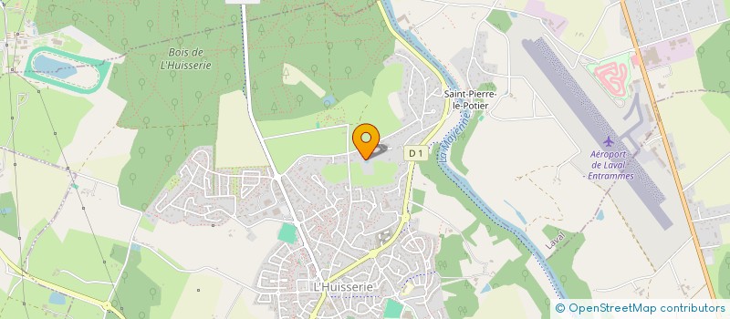 localisation de l'entreprise GFLF53  L'HUISSERIE