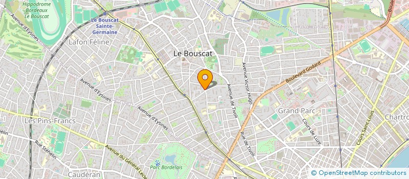 localisation de l'entreprise GFLN  LE BOUSCAT