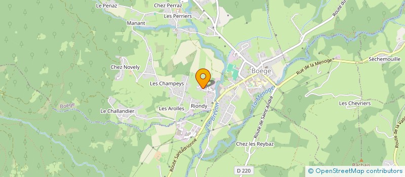 localisation de l'entreprise GFM 66  BOEGE