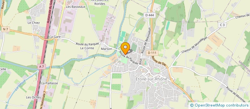 localisation de l'entreprise GFM  ETOILE-SUR-RHONE