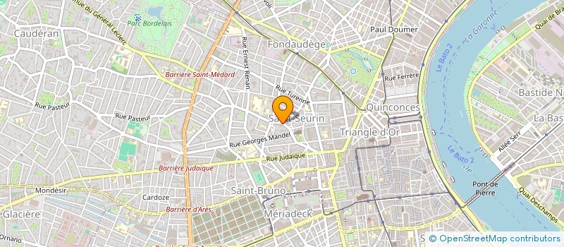 localisation de l'entreprise GFM  BORDEAUX