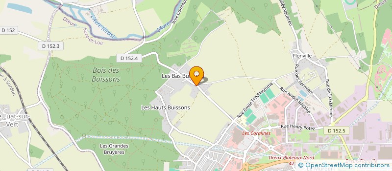 localisation de l'entreprise GFM à DREUX