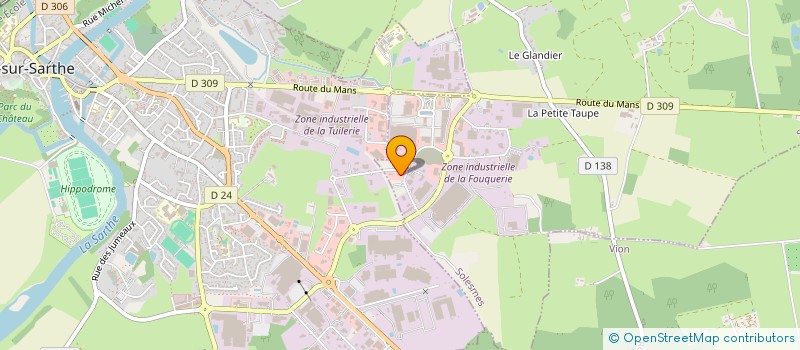 localisation de l'entreprise GFM AUTOMOBILES  SOLESMES